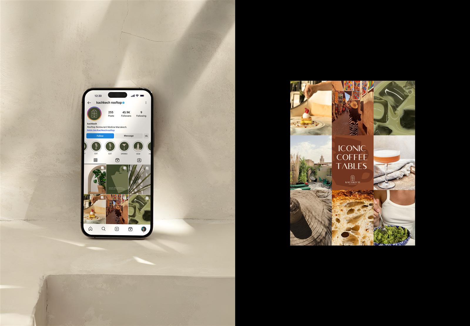 Kachkech Rooftop — Identité visuelle Eysi