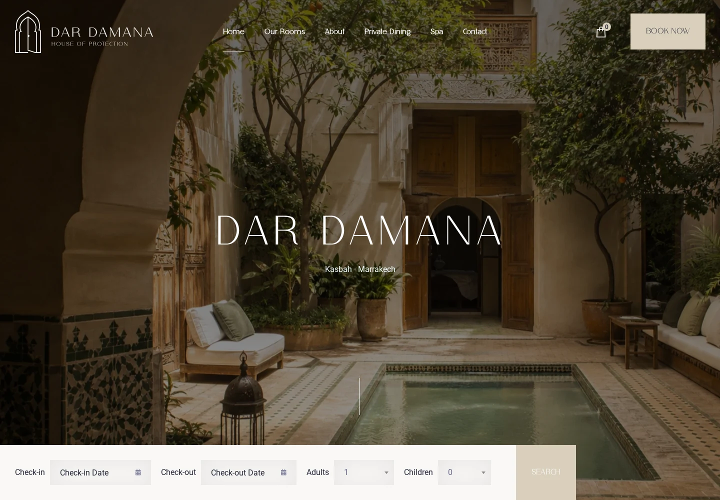 Dar Damana website preview