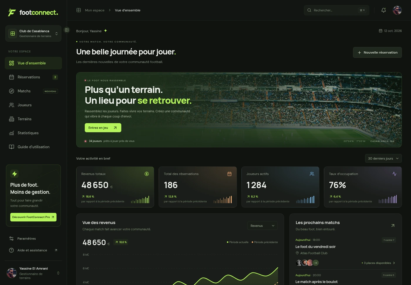 FootConnect website preview