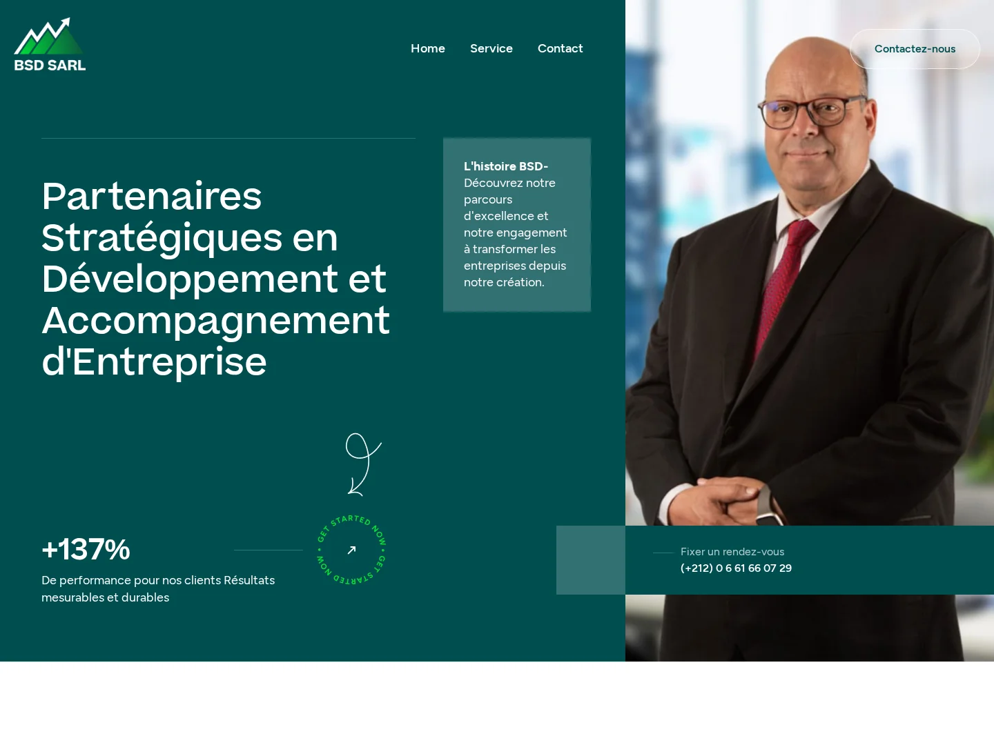 BSD SARL website preview